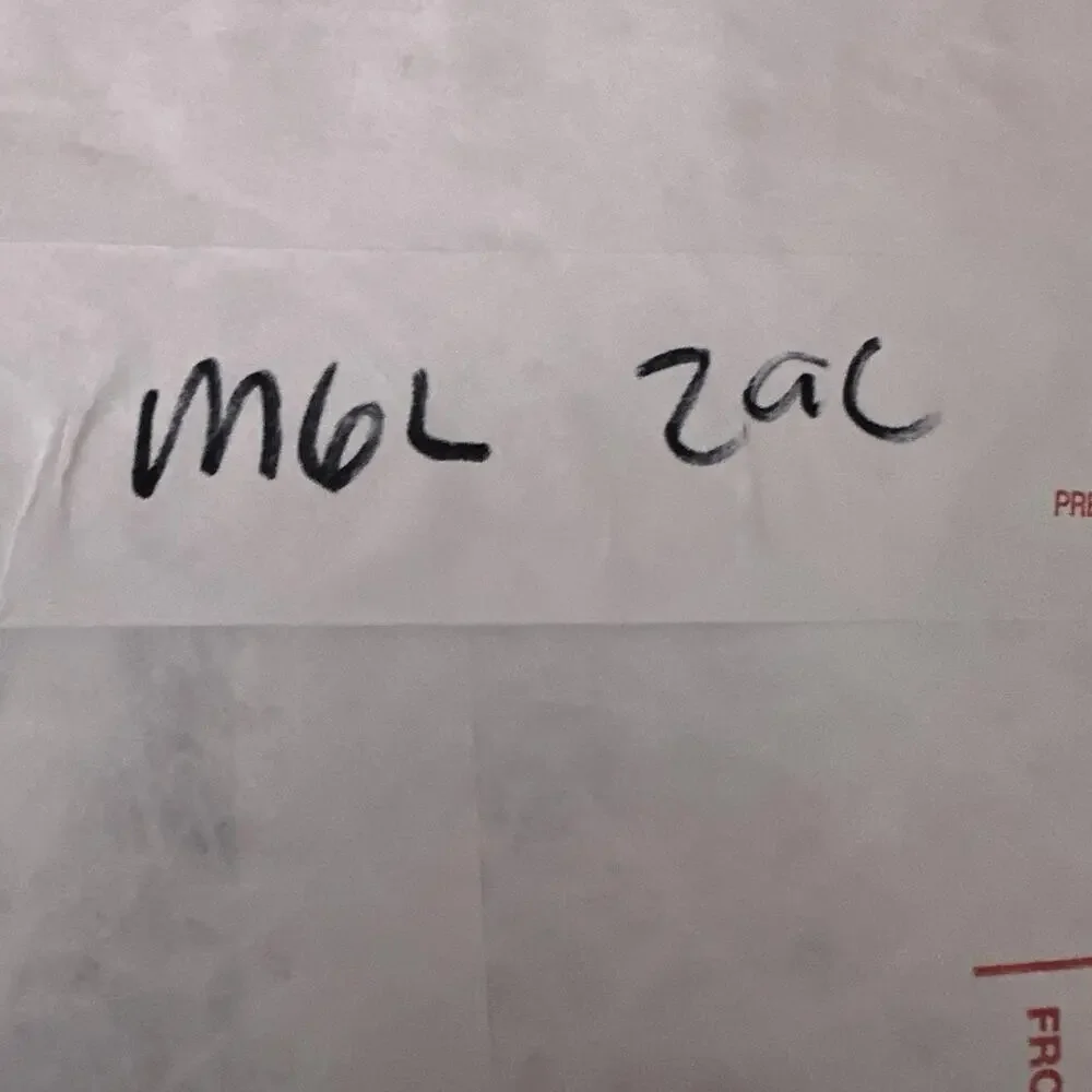 2/$20 Zac & Rachel Blue Button Up Blouse Tunic With Roll Sleeves Women's Size 2X - Picture 6 of 6